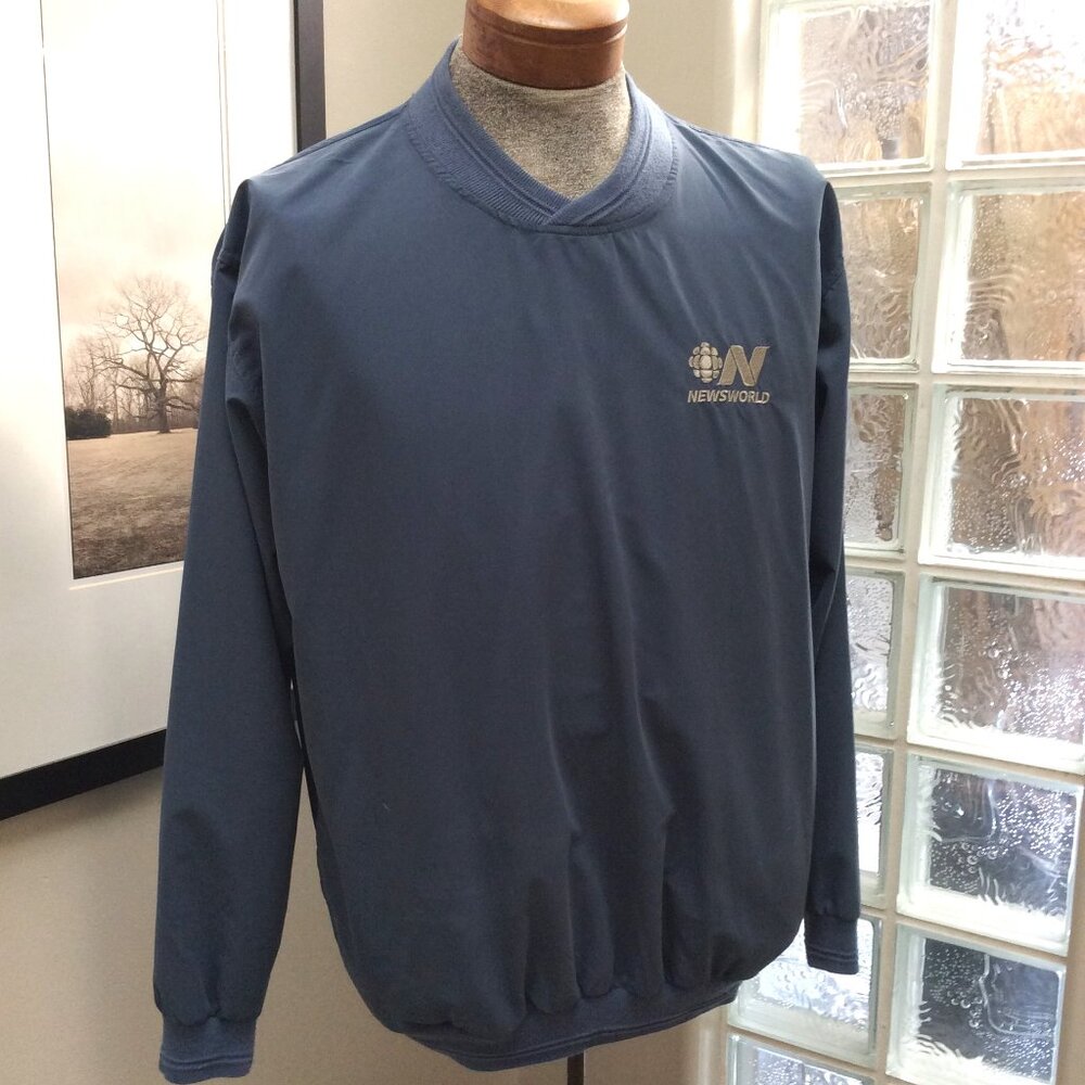 Second Skin Pullover, Size XL, Newsworld Logo